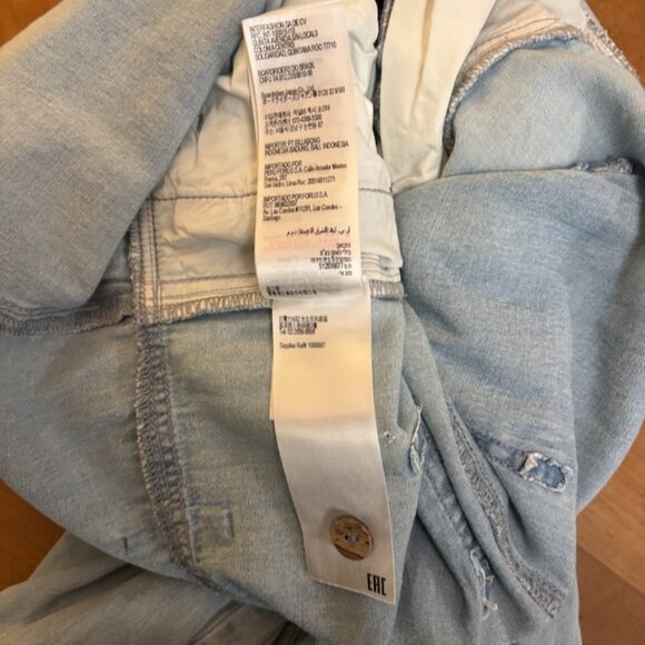 Billabong Salty Blonde Women Jumpsuit Size S Sunday Denim Utility Festival Comfy - Picture 11 of 16